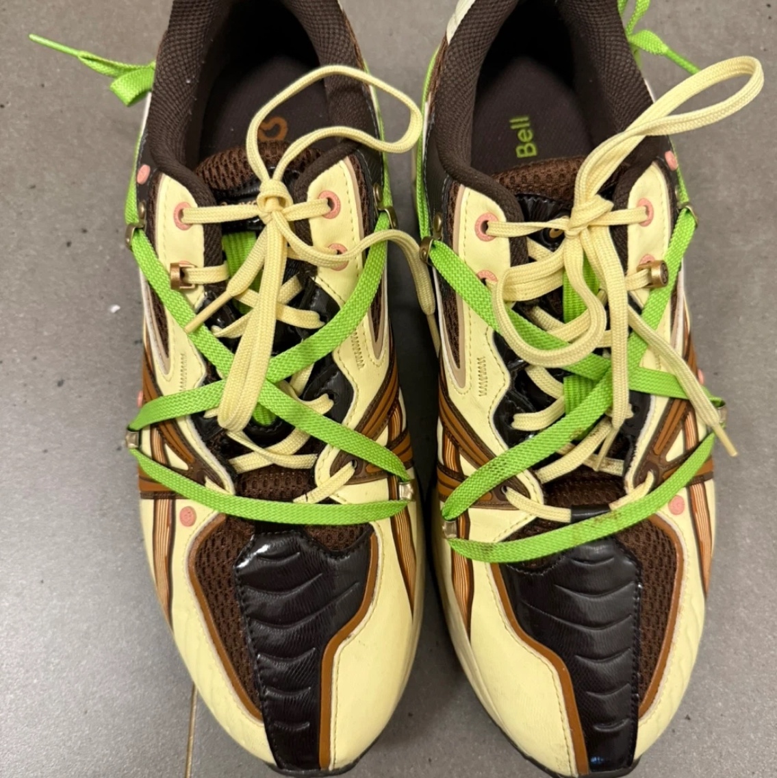 Asics x Andersson Bell HN2-S Protoblast Butter 착용 스타일