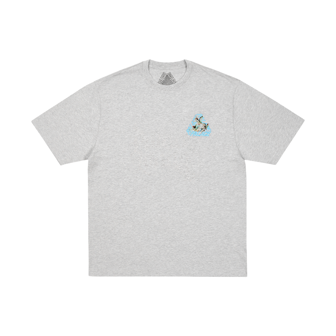 팔라스 체럽 P-3 티셔츠 그레이 말 - 25FW(Palace Cherub P-3 T-Shirt Grey Marl - 25FW) - 2