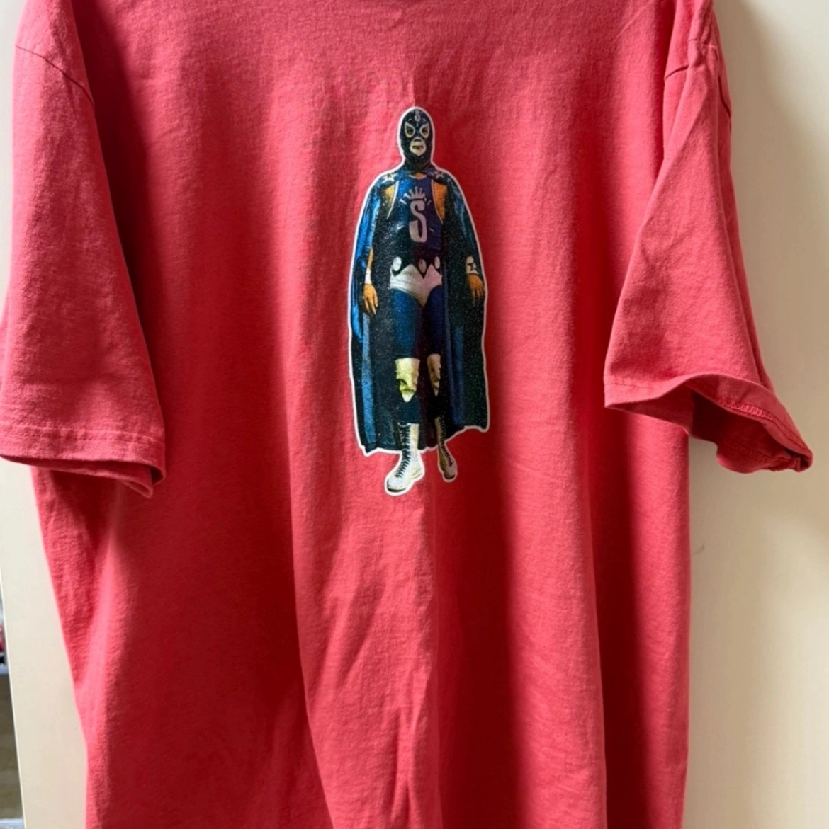 Stussy Lucha T-Shirt Pepper 착용 스타일