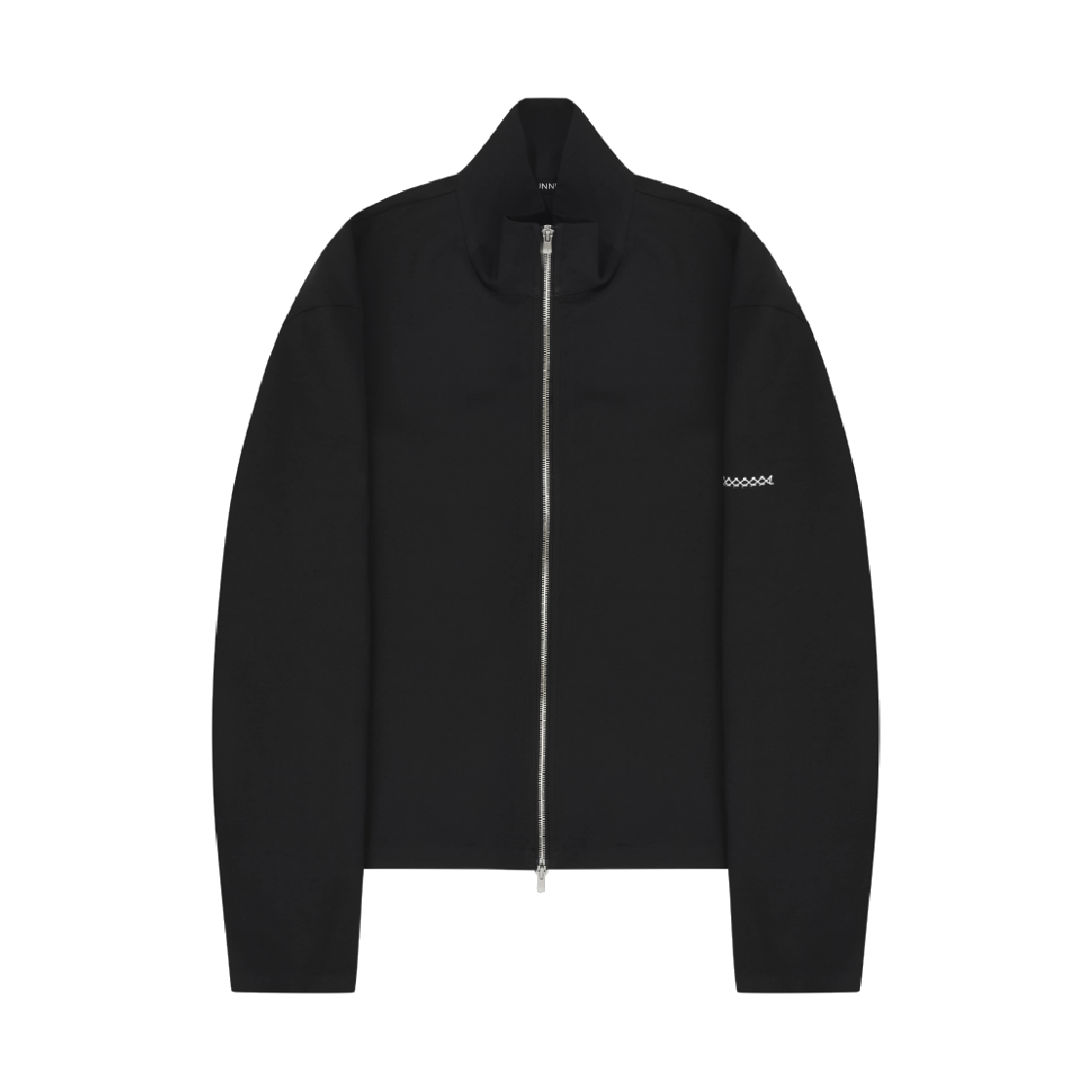 JNE J44 Twill Black Junne J44 Minimal Full Zip-up Twill Black