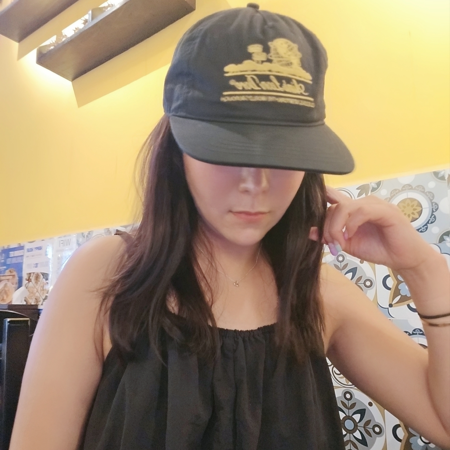 Aime Leon Dore Unisphere Hat Jet black 착용 스타일
