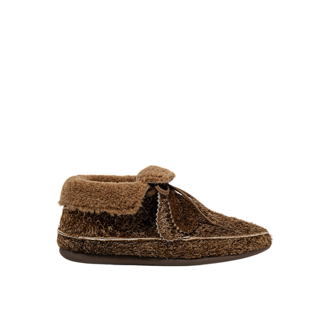 (W) 로우 클래식 셔링 모카신 카멜((W) Low Classic Shearling Moccasin Camel)