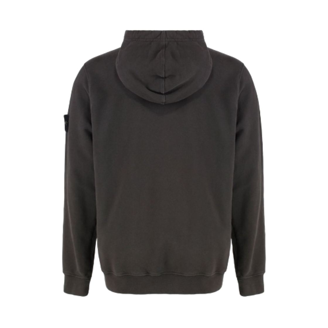 스톤 아일랜드 6100067 브러쉬드 오가닉 코튼 플리스 레귤러 핏 후드 집업 스웨트셔츠 포켓 리드 그레이 - 25FW(Stone Island 6100067 Brushed Organic Cotton Fleece Regular Fit Hooded Zip Up Sweatshirt with Pockets Lead Grey - 25FW) - 2