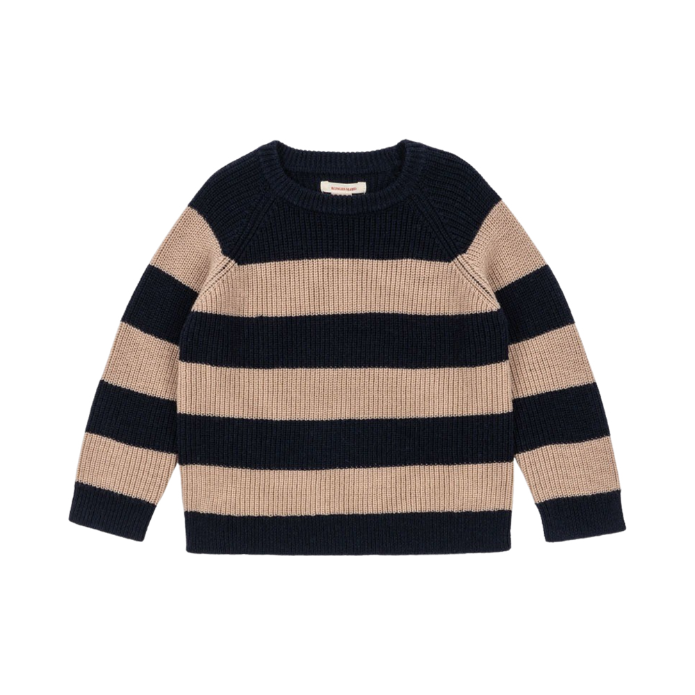 콩제슬래드 비툼 니트 스웨터 스트라이프(Konges Sløjd Vitum Knit Sweater Blue Stripe)