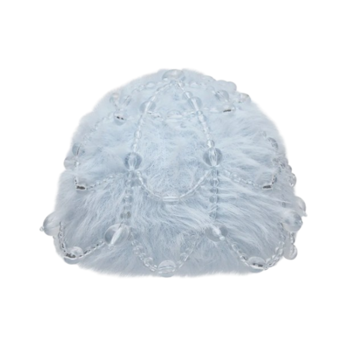 SF1ACBF3HA001 (W) Rockfishweatherwear x Susan Fang Furry Bubble Hat Sky Blue