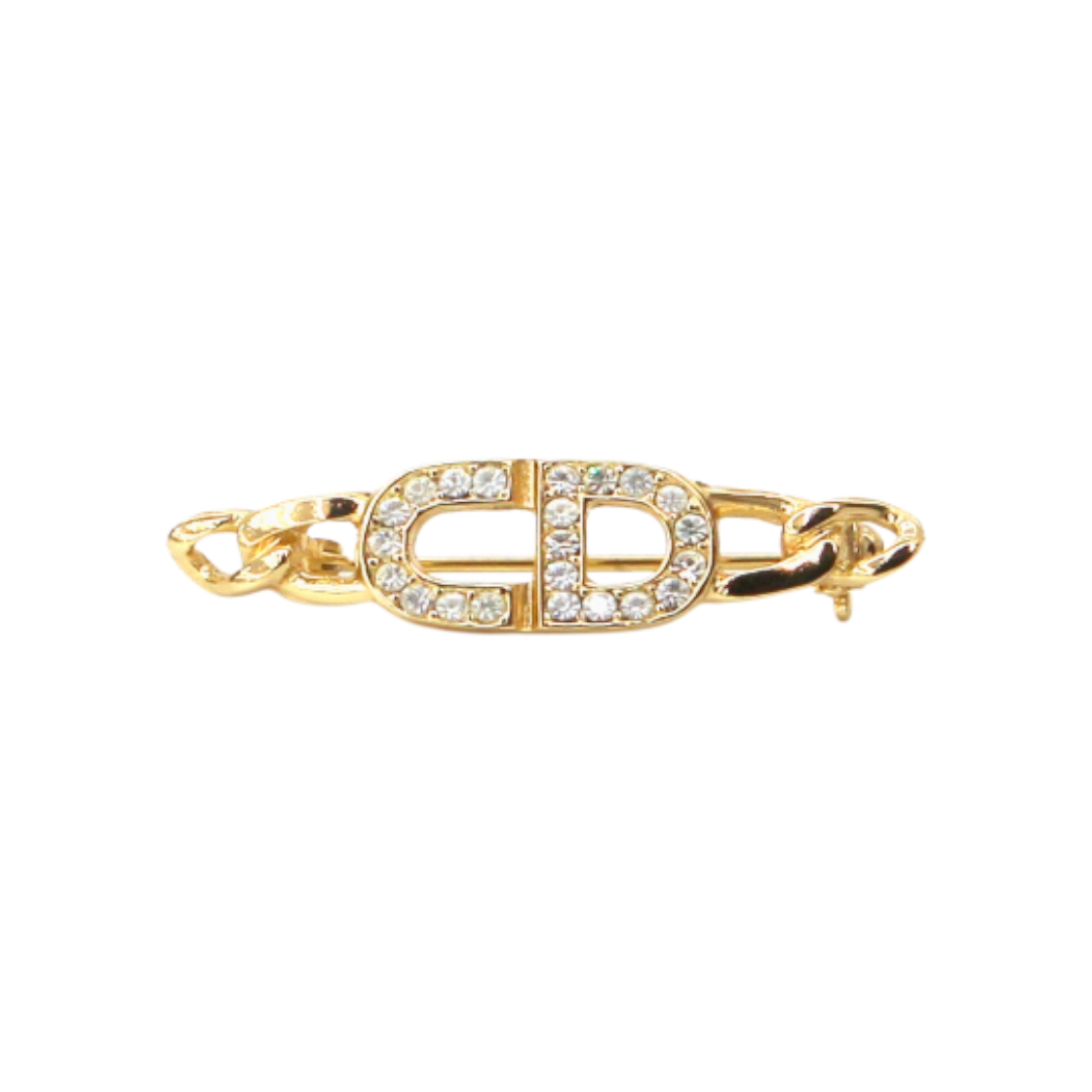 디올 큐빅 CD 골드 브로치 A-B17198(Dior Cubic CD Gold Brooch)