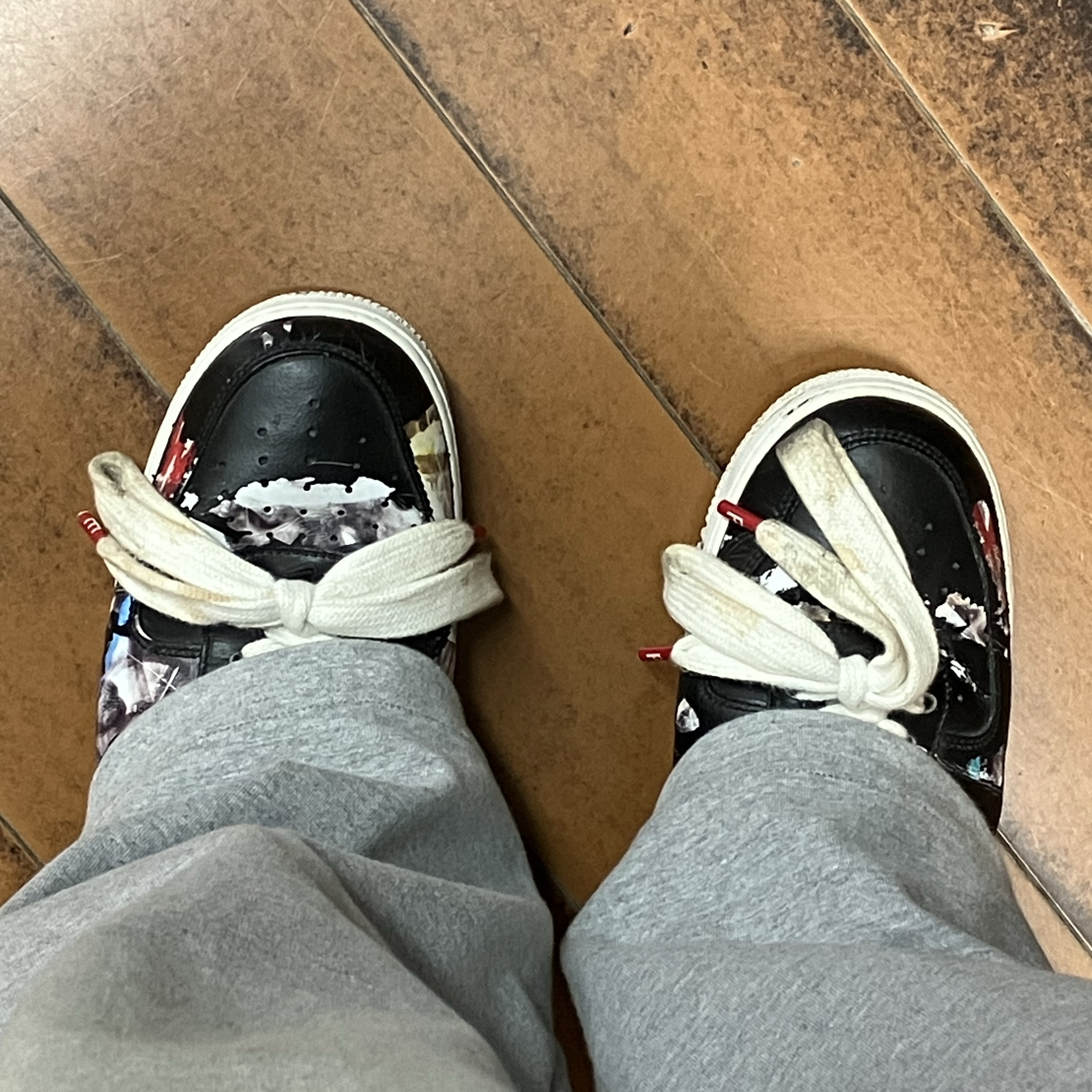 Nike x Peaceminusone Air Force 1 Low Para-Noise 착용 스타일