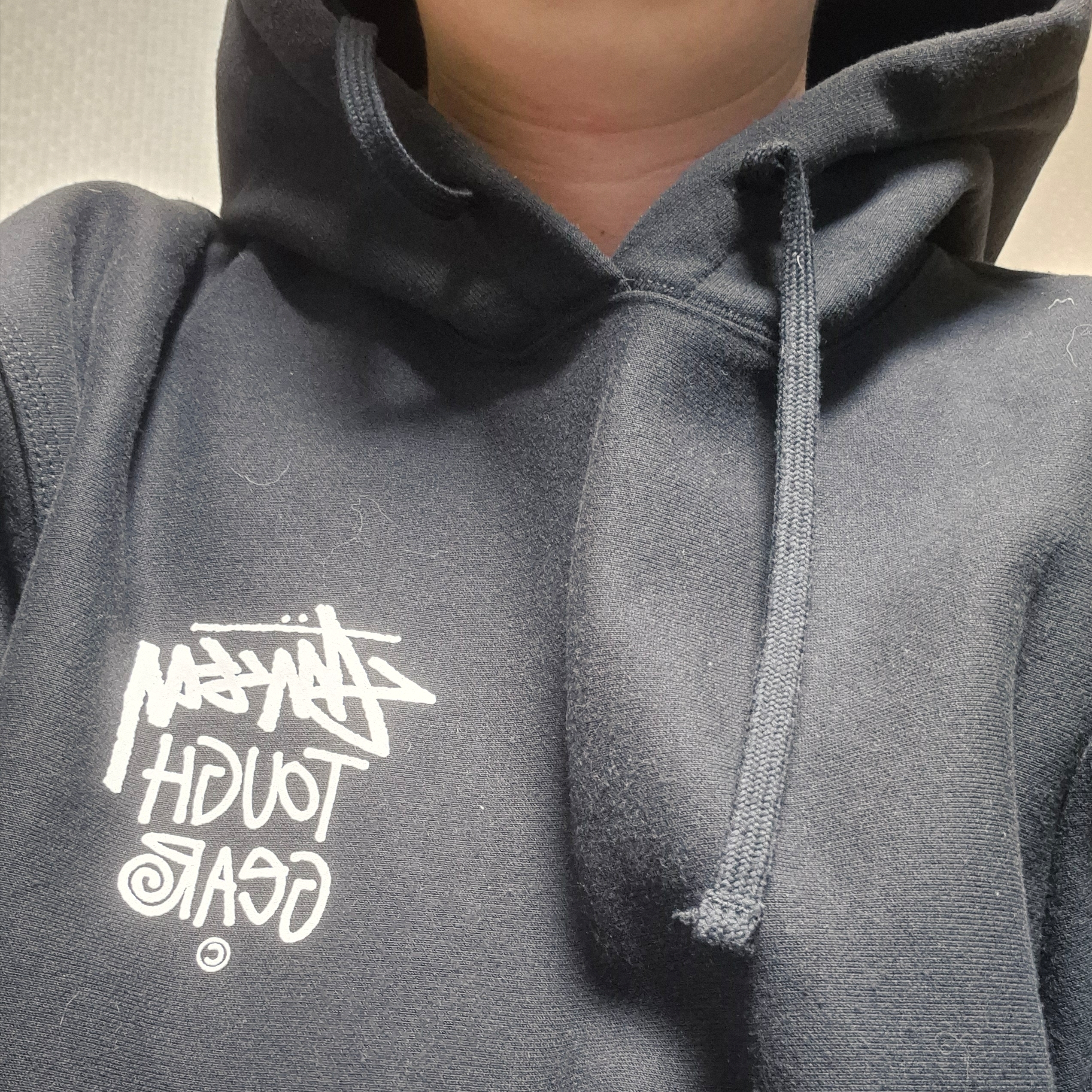 Stussy Tough Gear Hoodie Black 착용 스타일