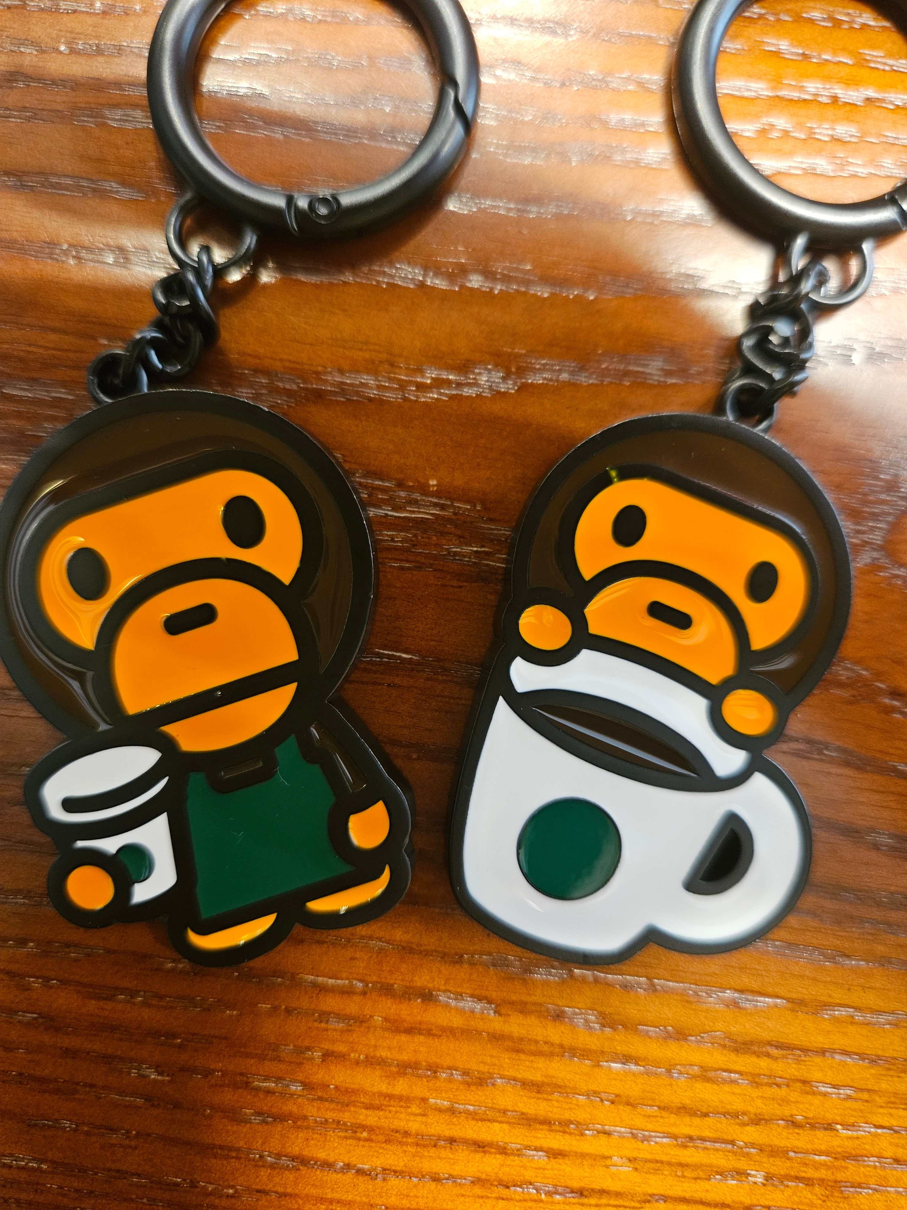 Starbucks x BAPE Baby Milo Keychain, Starbucks x BAPE Baby Milo Keychain 착용 스타일 - 2