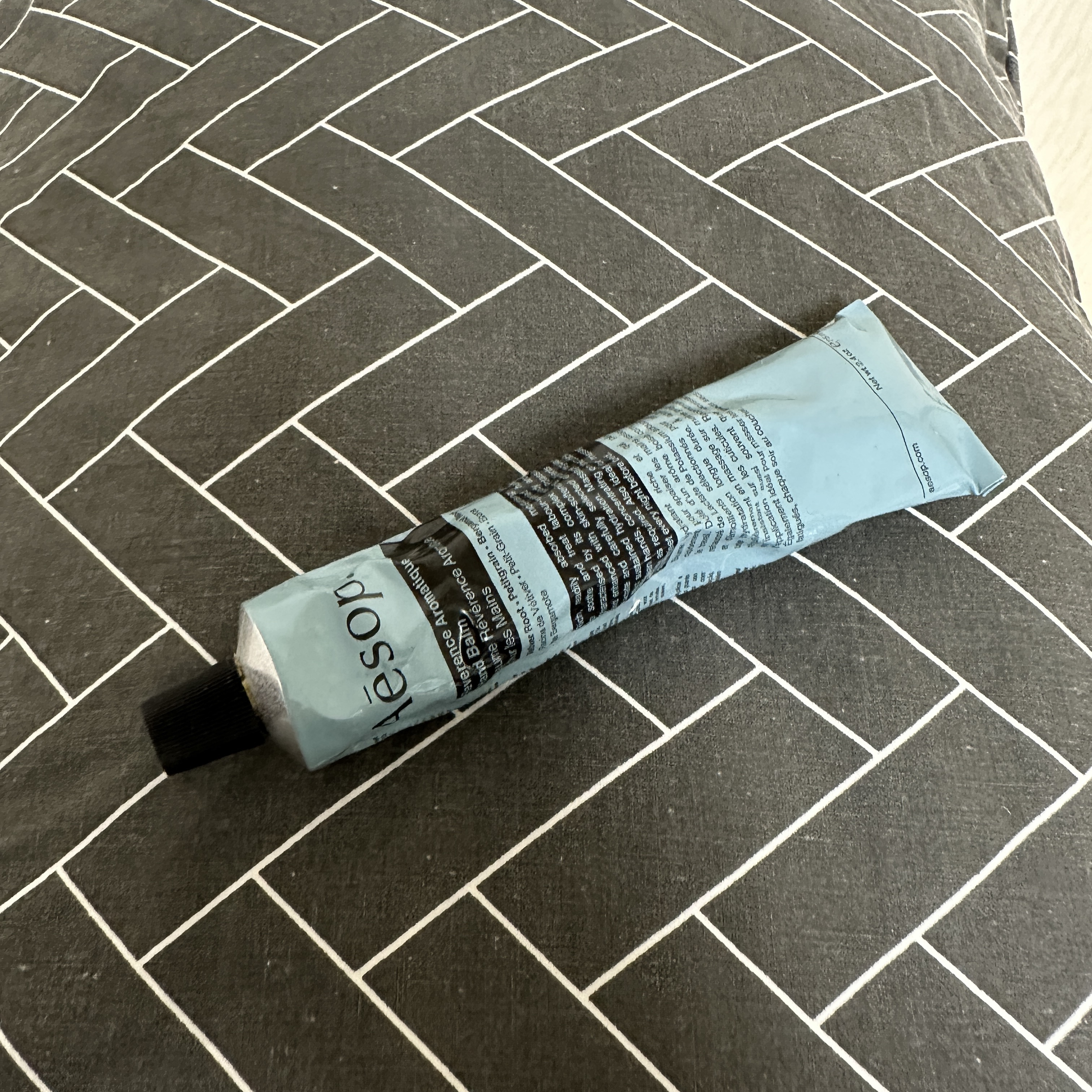 Aesop Reverence Aromatique Hand Balm 75ml 착용 스타일