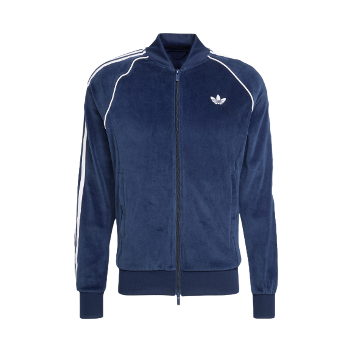JW5863 Adidas SST Adicolor Velour Track Top Night Indigo - KR Sizing
