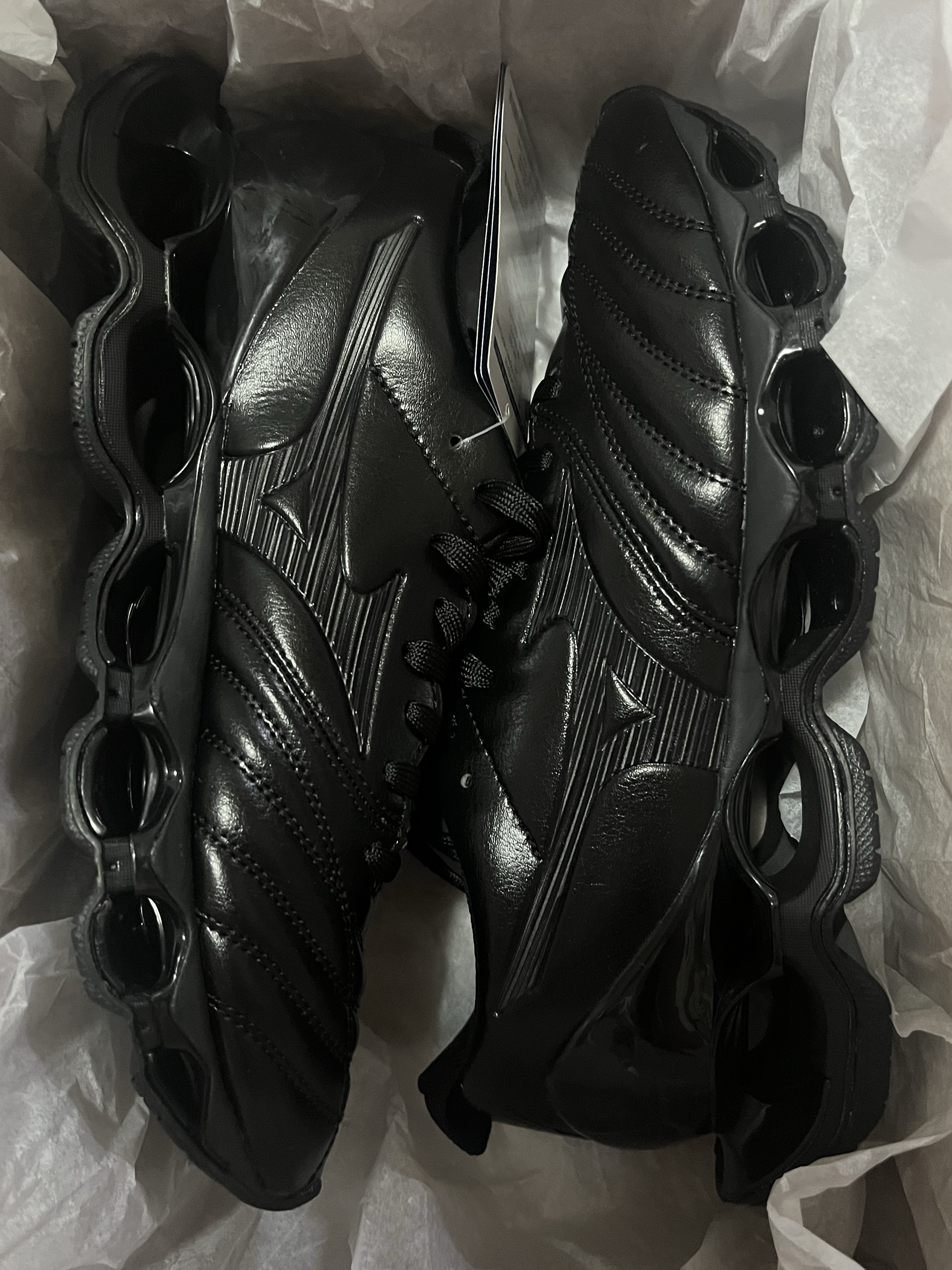 Mizuno Wave Prophecy Morelia Neo Black 착용 스타일 - 2