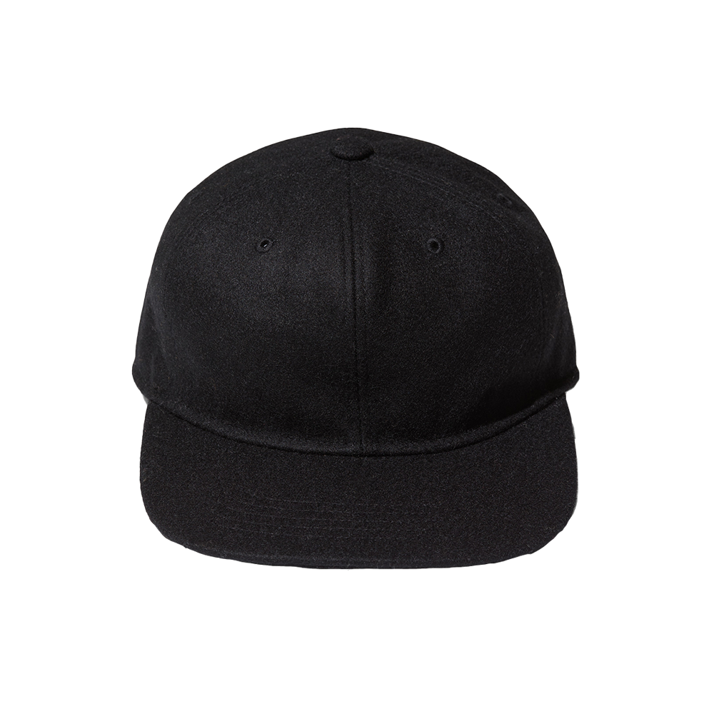 오가프 울 블렌드 솔리드 캡 블랙(OGARP Wool Blend Solid Cap Black)