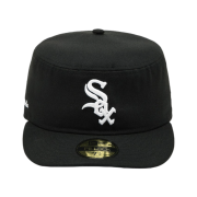New Era MLB Chicago White Sox Free Curved Pillbox Fitted Cap Black