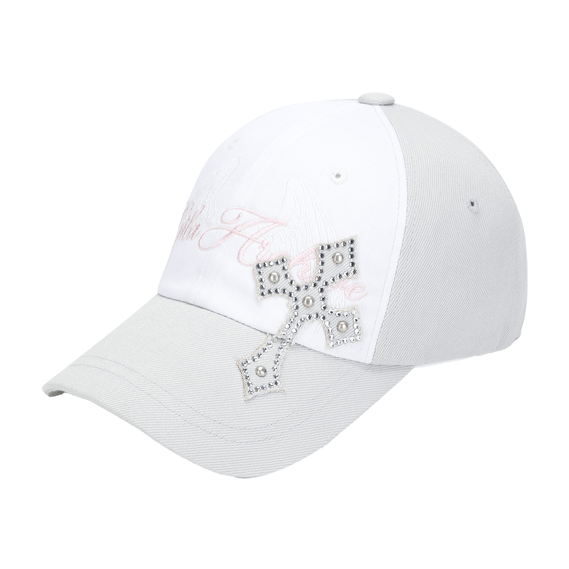 GL25FAAC04WH Gila Archive Cross Patched Wing Ballcap White