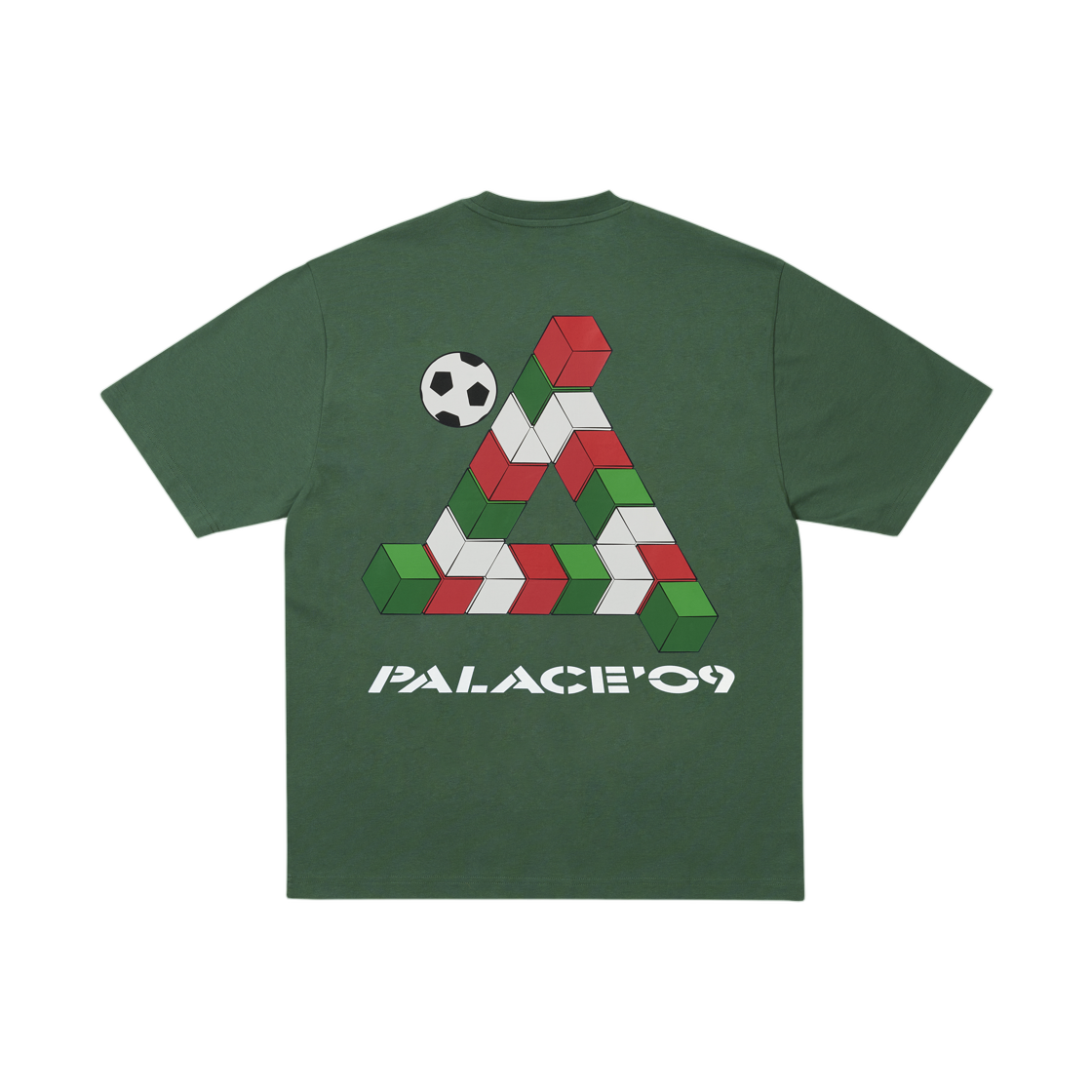 - Palace 09 Tri-Ferg T-Shirt Racey Green - 25FW