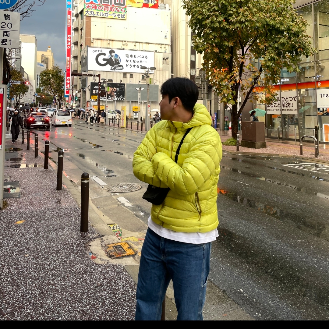 Arc'teryx Cerium Hoody Oracle 착용 스타일 - 1