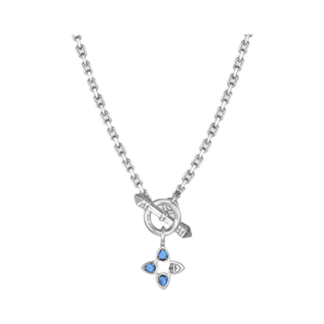 스쿠도 플라워 런던 블루 넥크리스([KREAM 단독] Scudo Flower London Blue Stone Necklace)