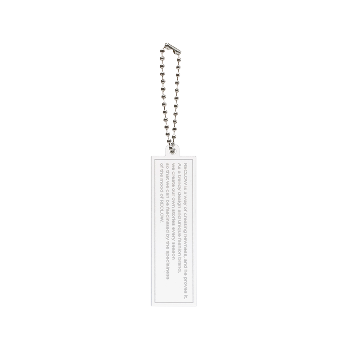 RECLOW Tab Acrylic Keyring RECLOW Tab Acrylic Keyring