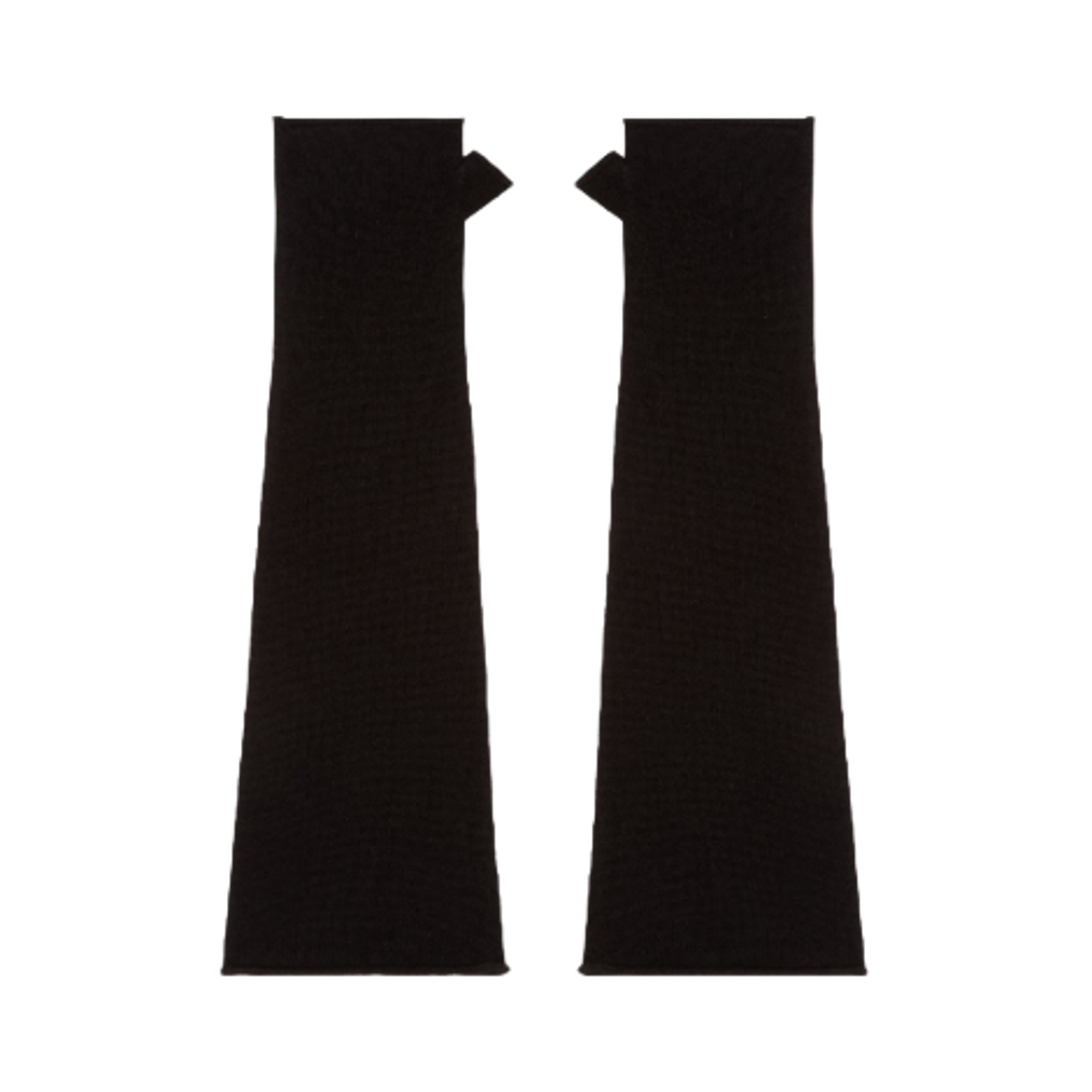 10087Y556BLK The Row Fingerless Gloves Black