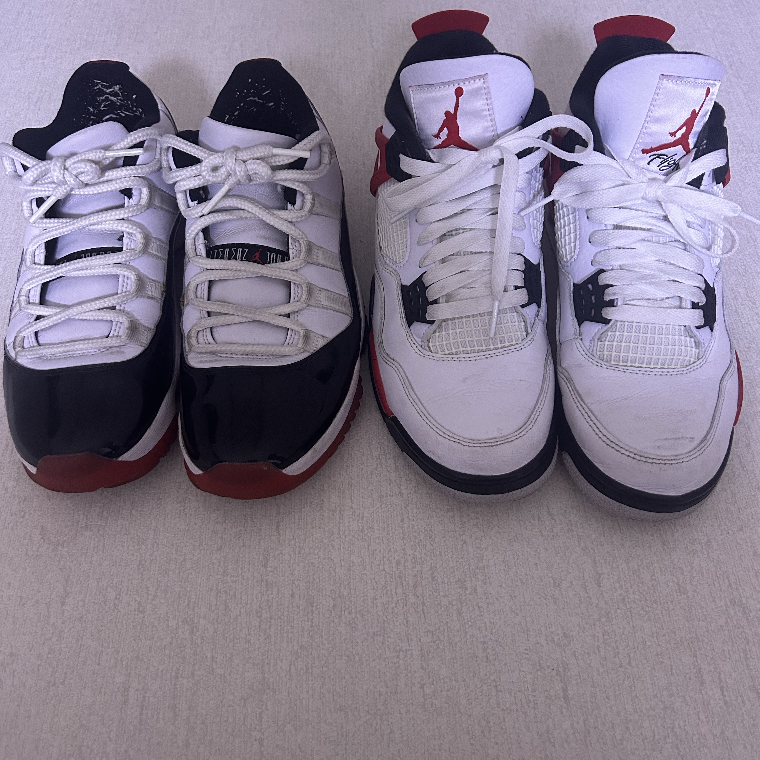 Jordan 4 Retro Red Cement 착용 스타일