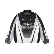 Palace More Than a Cycling Zip Jacket Black Silver - 25FW
