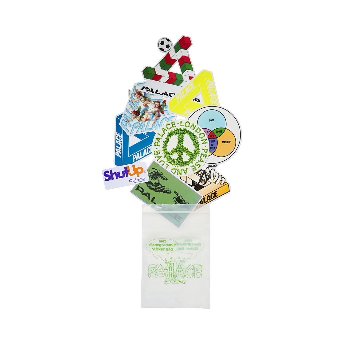 - Palace Winter Sticker Pack Multi - 25FW