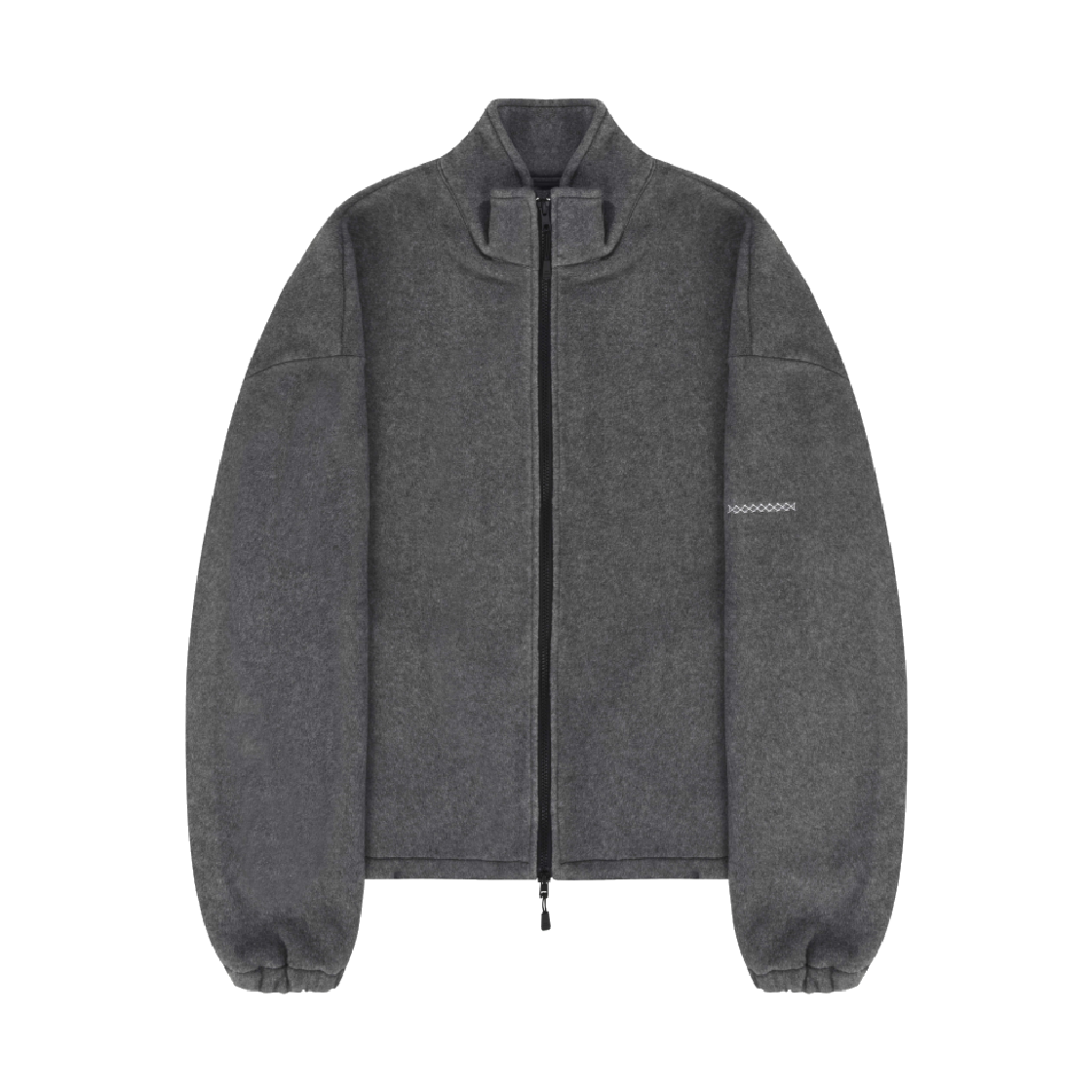 준느 J46 플리스 집업 자켓 그레이(Junne J46 Fleece Zip-up Jacket Grey)