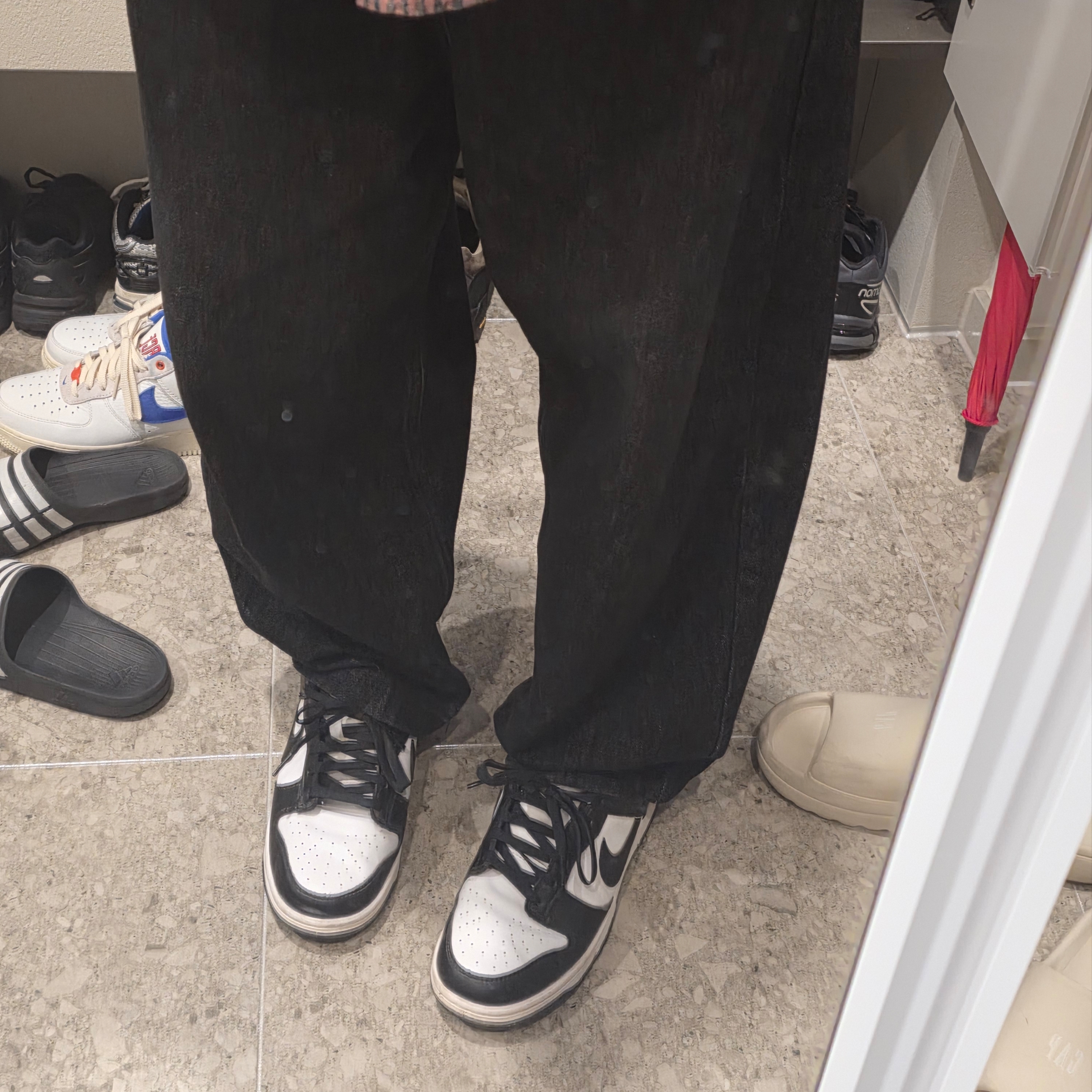Nike Dunk Low Retro Black 착용 스타일