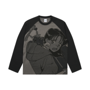Palace Rear View Raglan Longsleeve Black Mono - 25FW