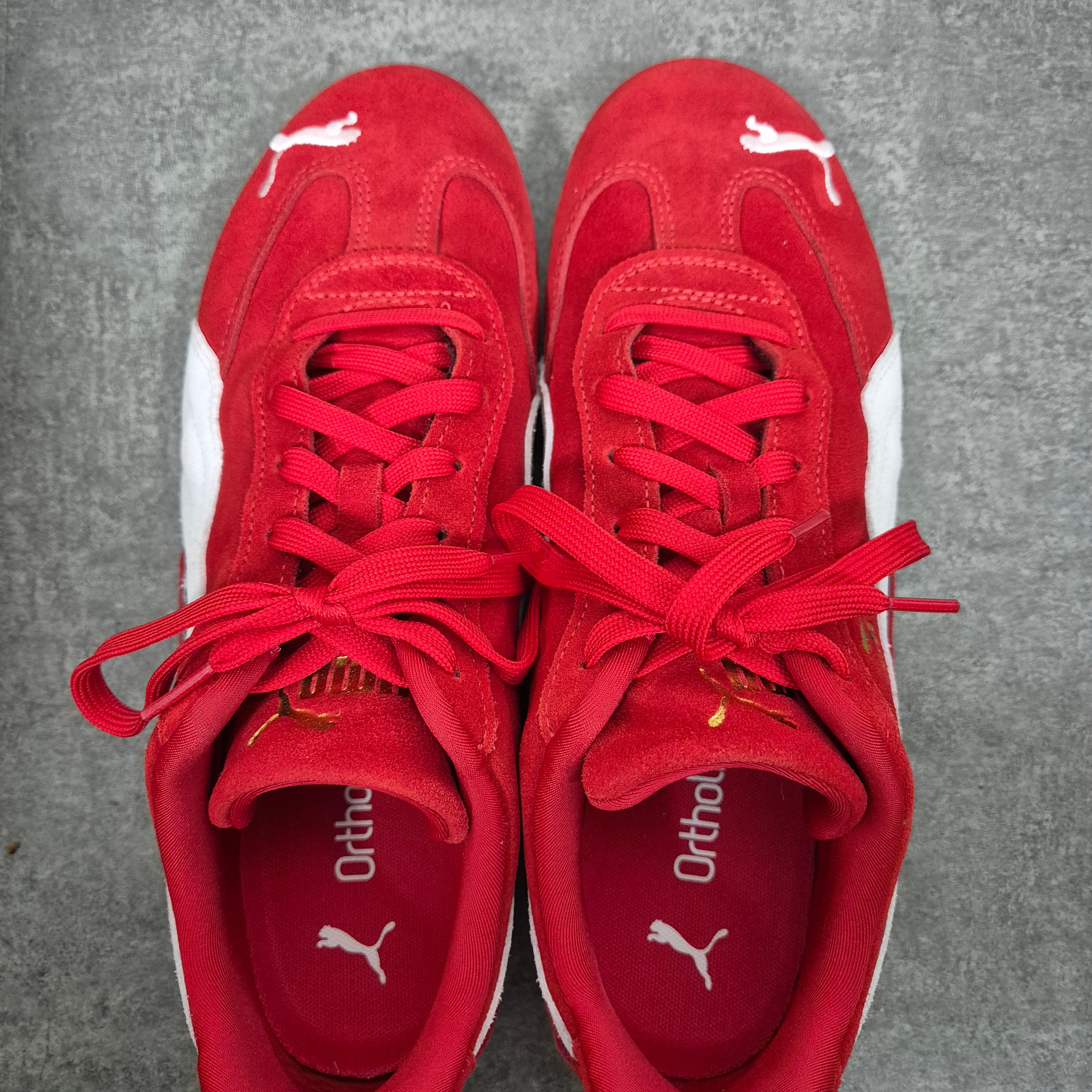 Puma Speedcat OG Red White 착용 스타일
