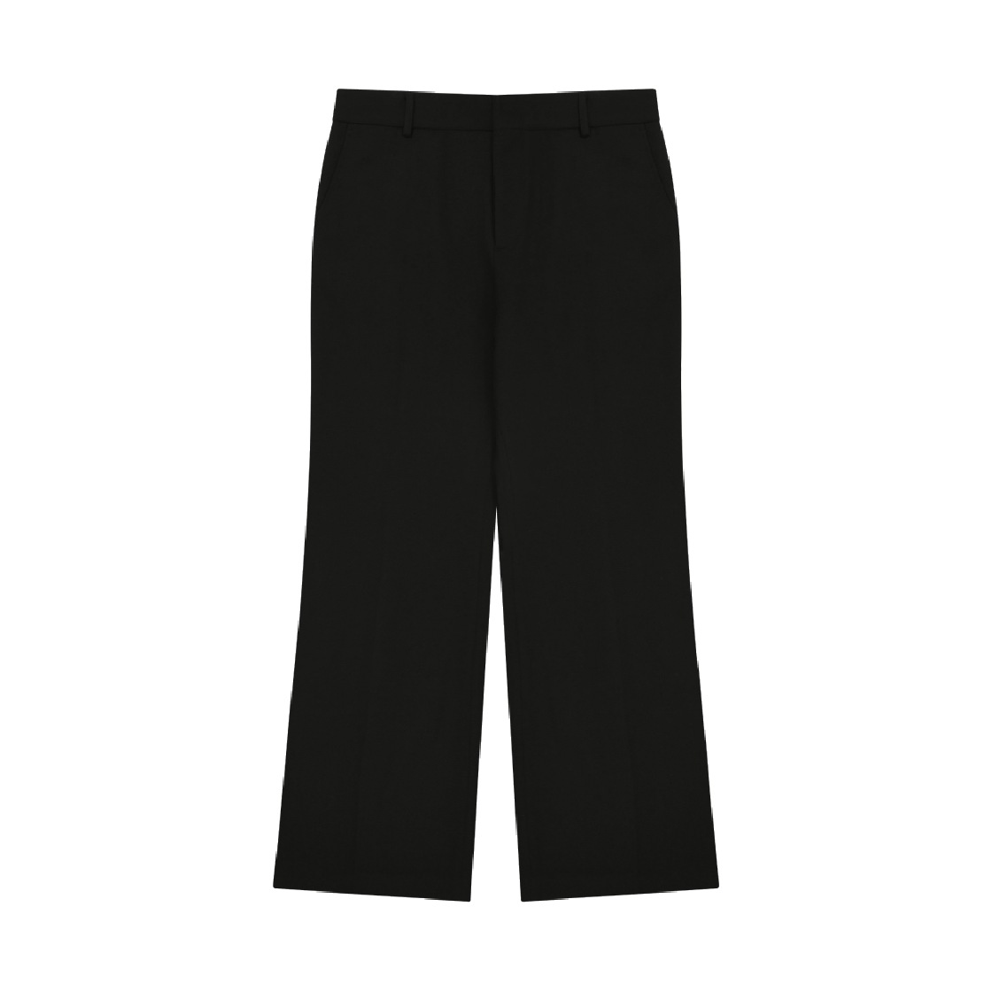 JNE P19 Virgin Wool Black Junne P19 New Flare Virgin Wool Slacks Black