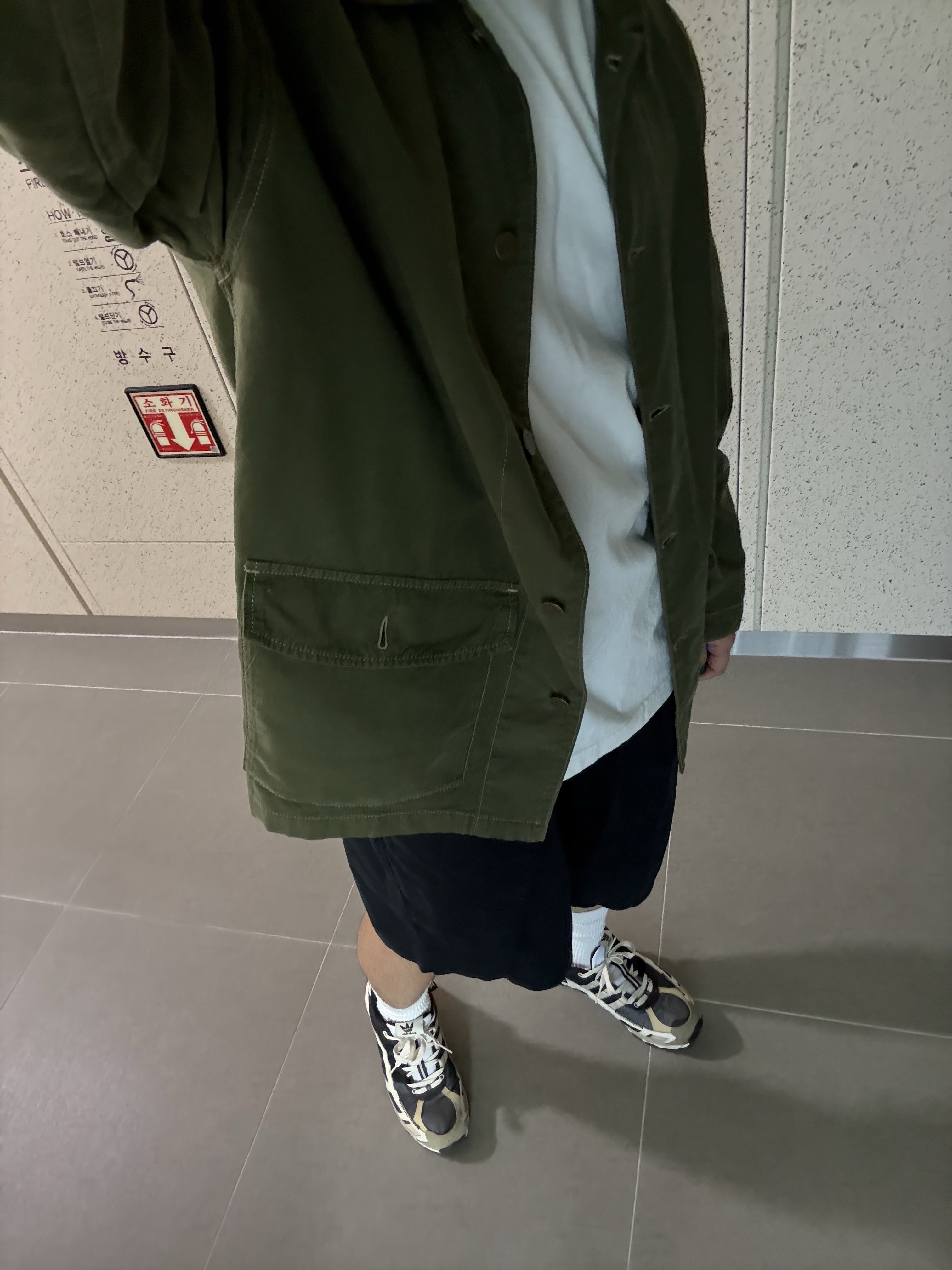 Adidas x Song for the Mute Shadowturf Core Black 착용 스타일 - 2