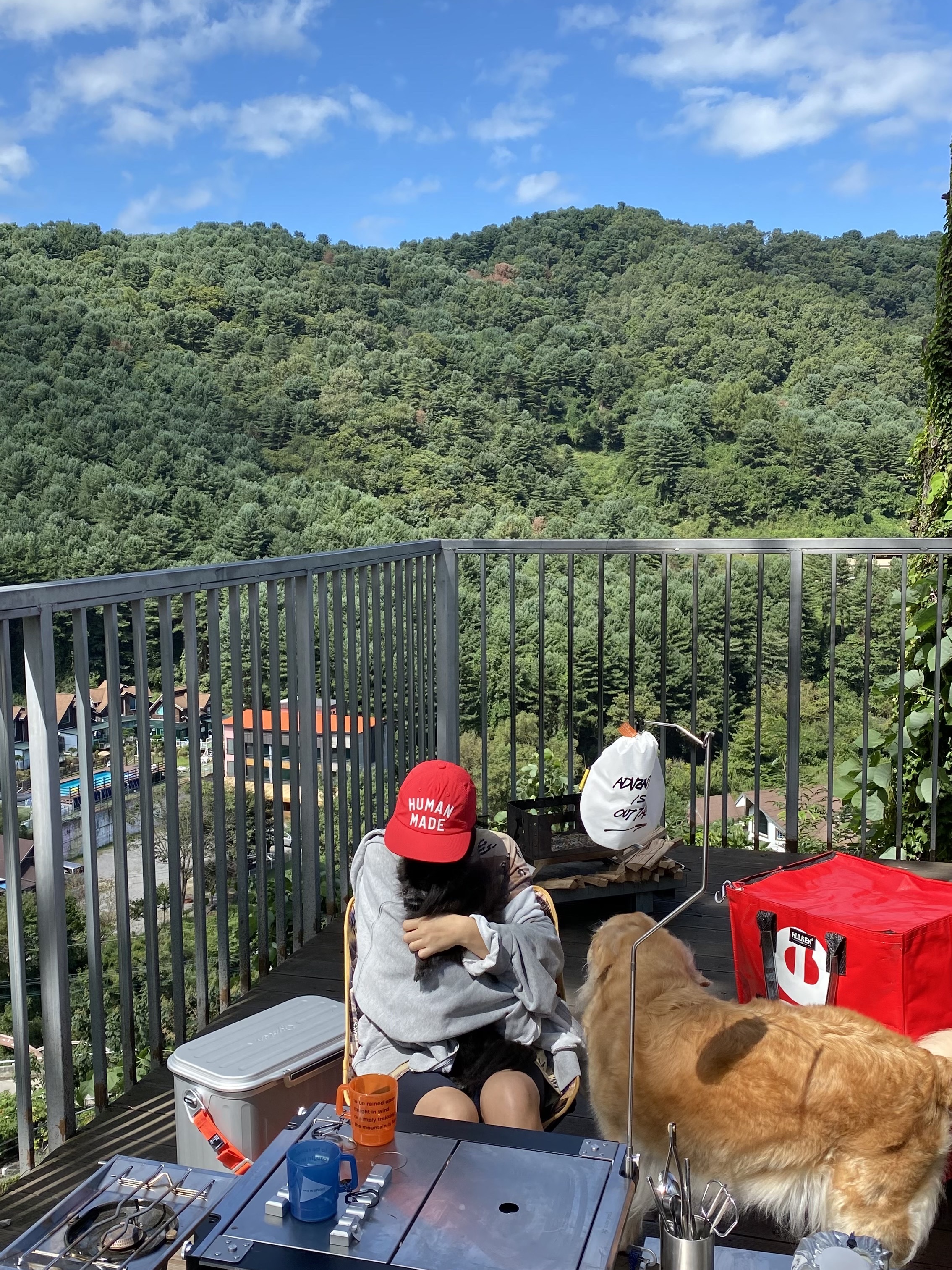 Human Made 5 Panel Nylon Cap Red, Supreme x Hulken Rolling Tote Bag Red - 24FW 착용 스타일