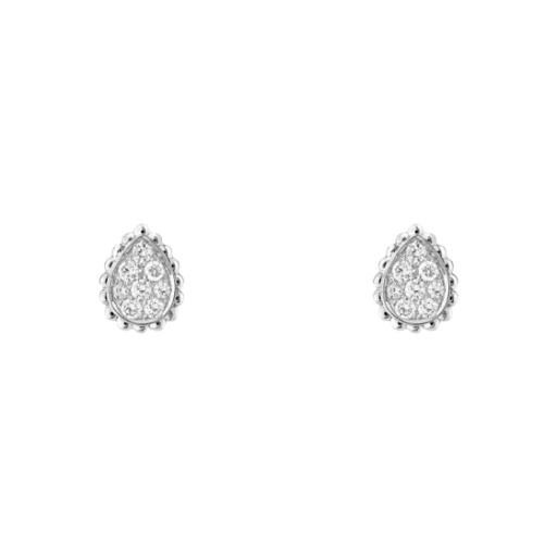 (W) 부쉐론 쎄뻥 보헴 스터드 이어링 XS 모티브 화이트 골드((W) Boucheron Serpent Boheme Stud Earrings XS Motif White Gold)