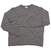 [예약 배송] MJD Stripe Finger Hole Long Sleeve Black