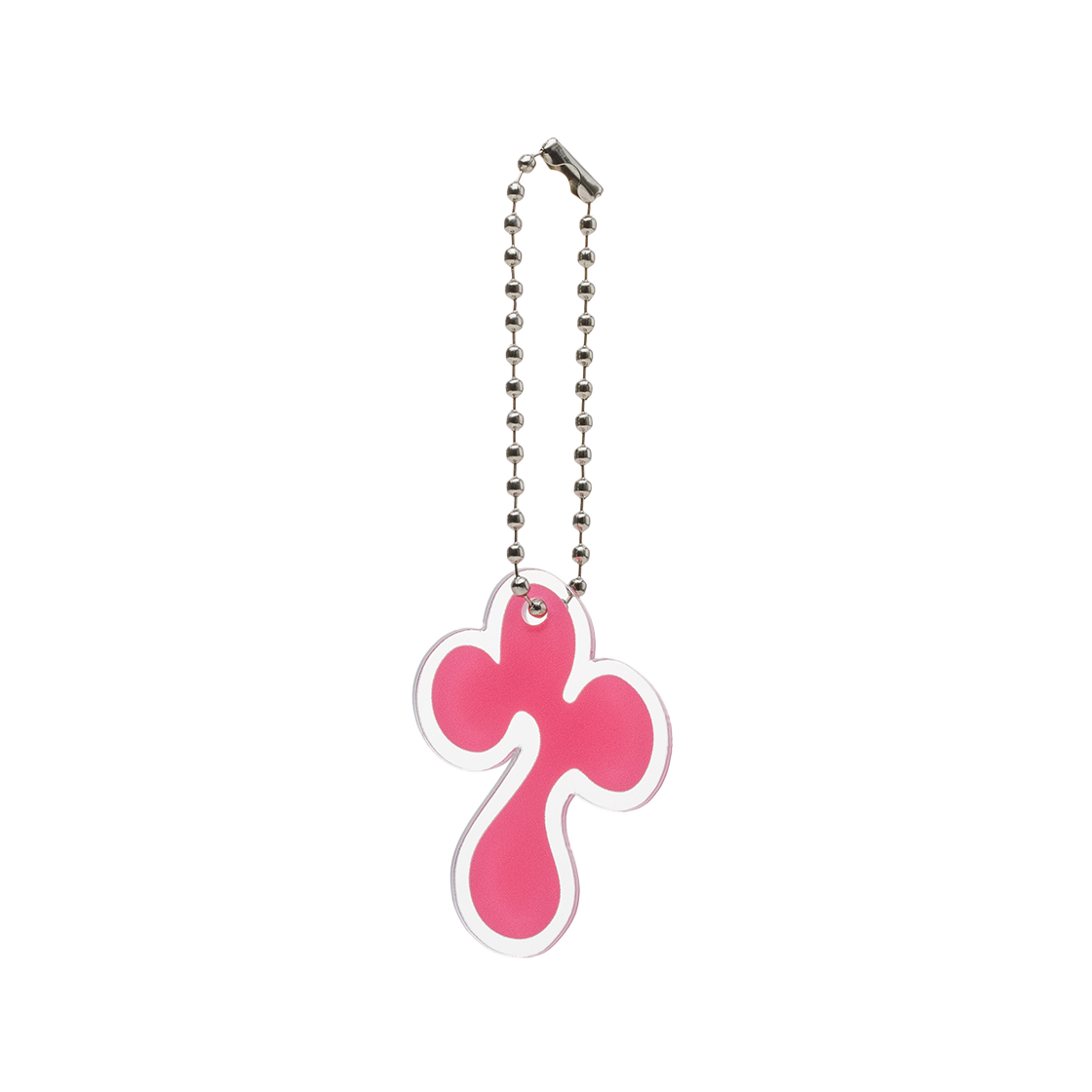 RECLOW Pink Clover Acrylic Keyring RECLOW Pink Clover Acrylic Keyring