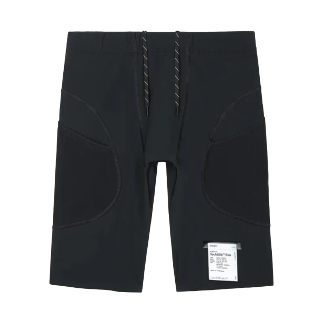 새티스파이 테크실크 에보 9 하프 타이츠 블랙(Satisfy Techsilk Evo 9 Half Tights Black)