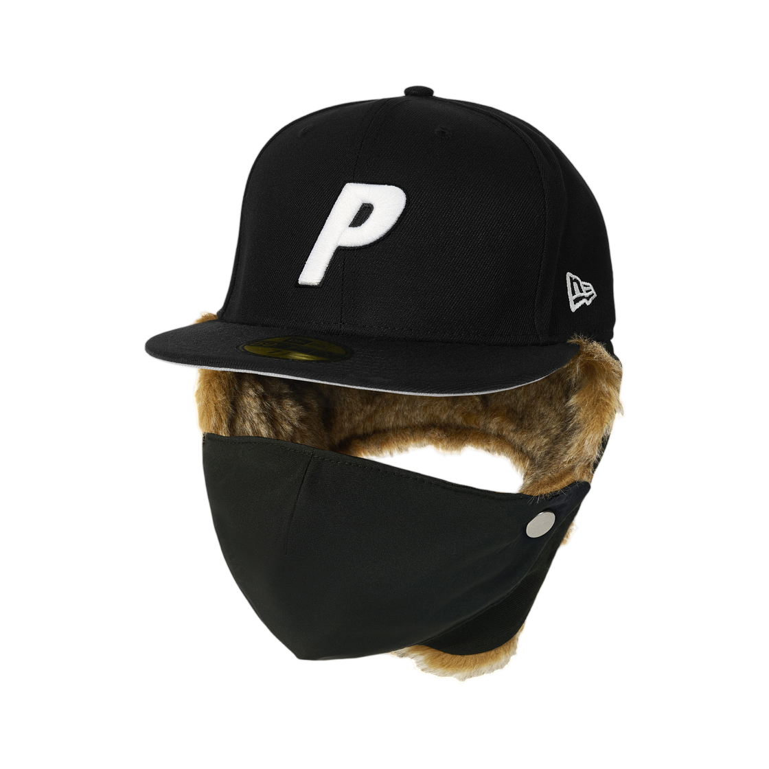 팔라스 뉴에라 마스크 도그이어 59피프티 블랙 - 25FW(Palace New Era Mask Dogear 59Fifty Black - 25FW)