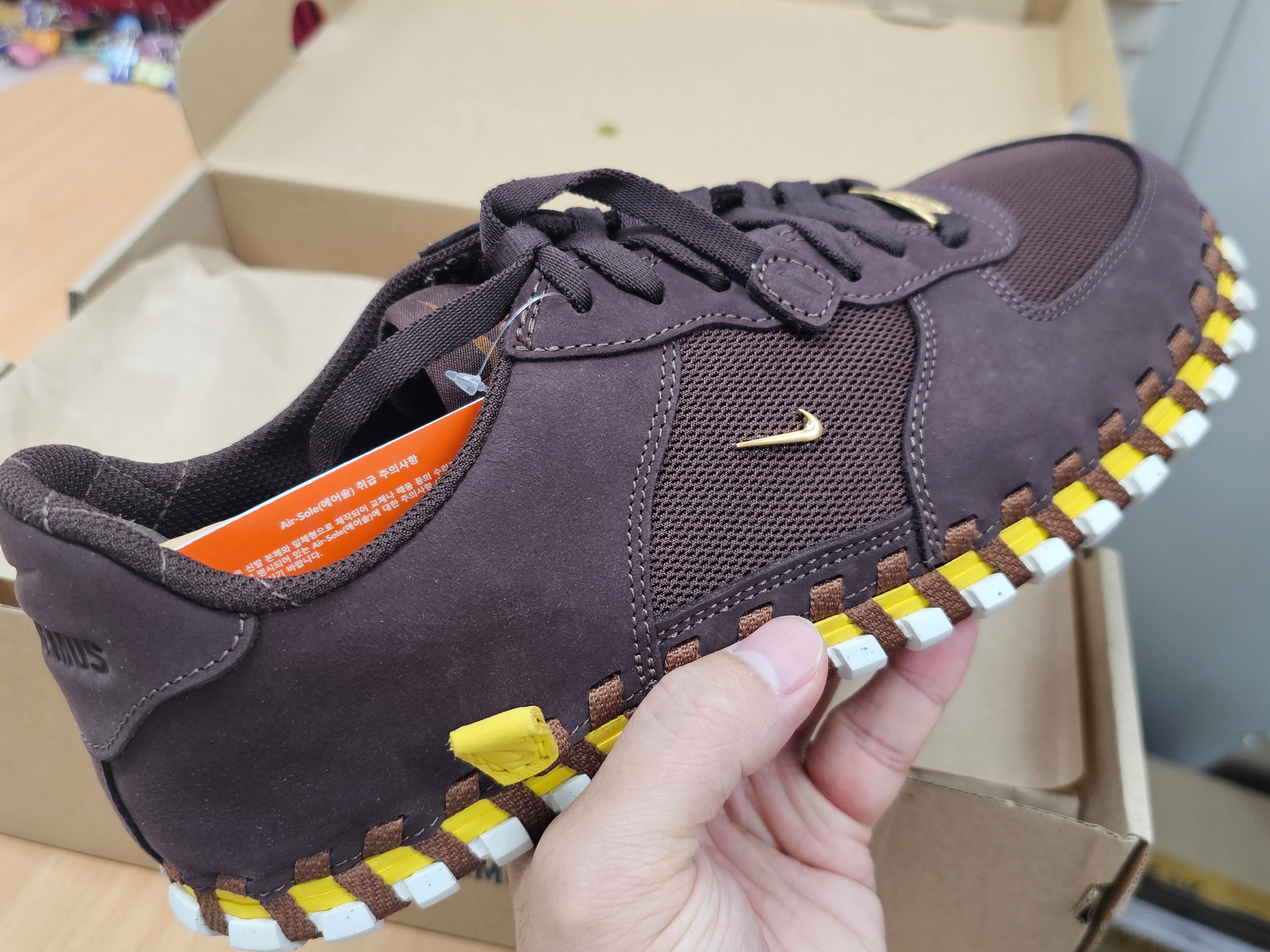 Nike x Jacquemus J Force 1 Low LX SP Earth 착용 스타일