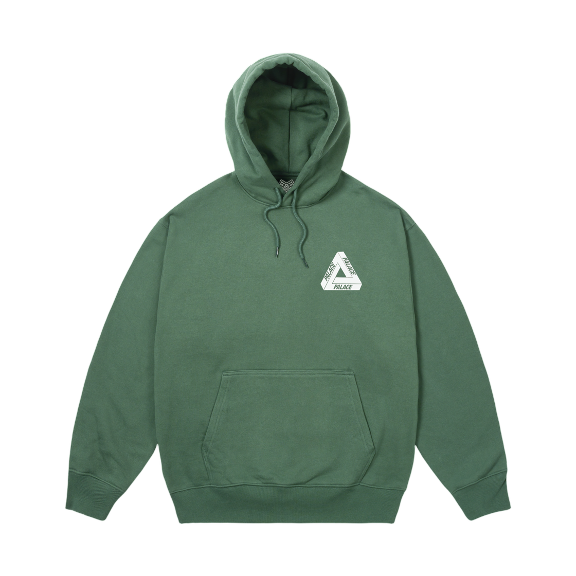 - Palace Tri-Ferg Hood Racey Green - 25FW