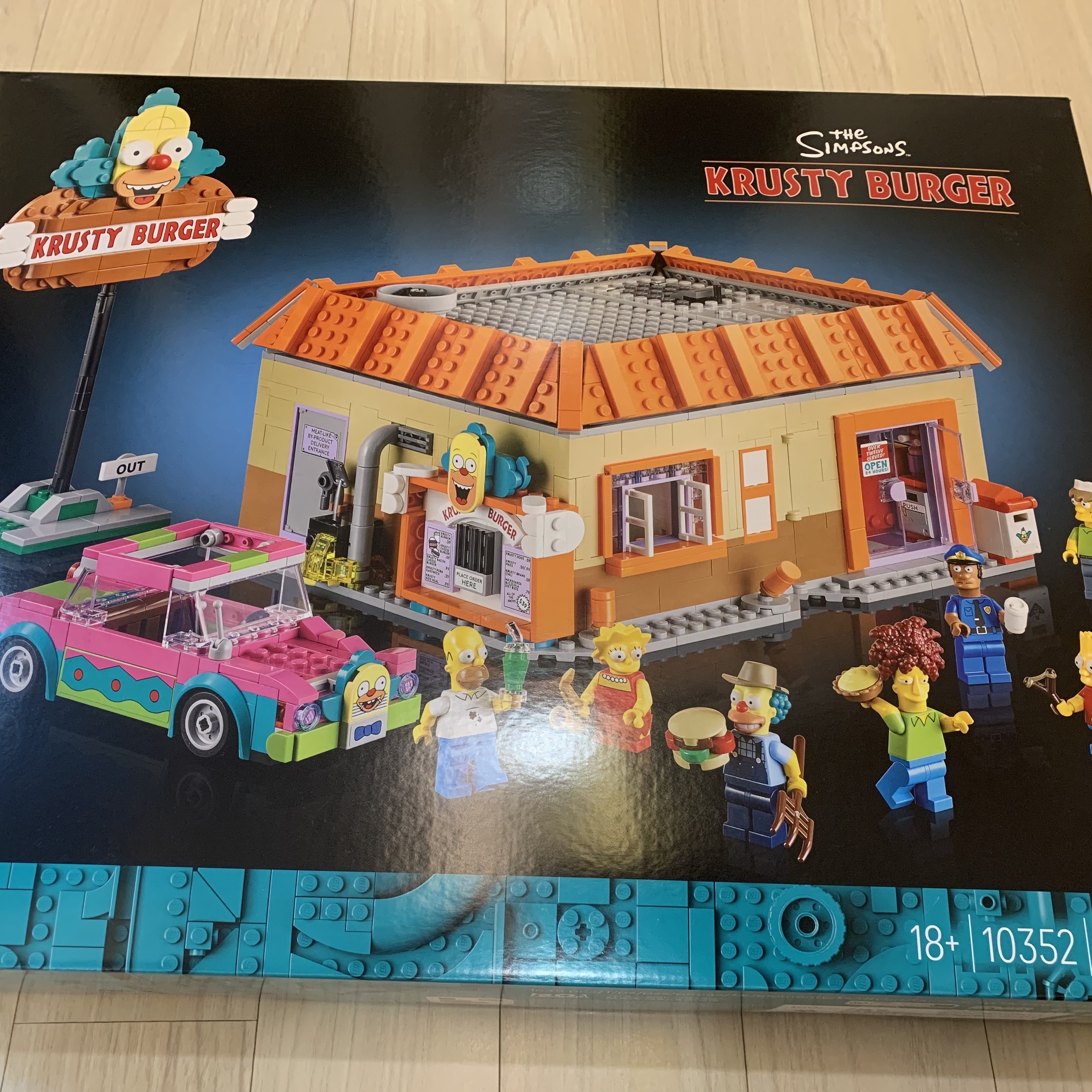 Lego Icons The Simpsons: Krusty Burger 착용 스타일