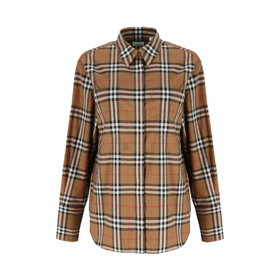 8084310 (W) Burberry Ivery Check Shirt Taupe