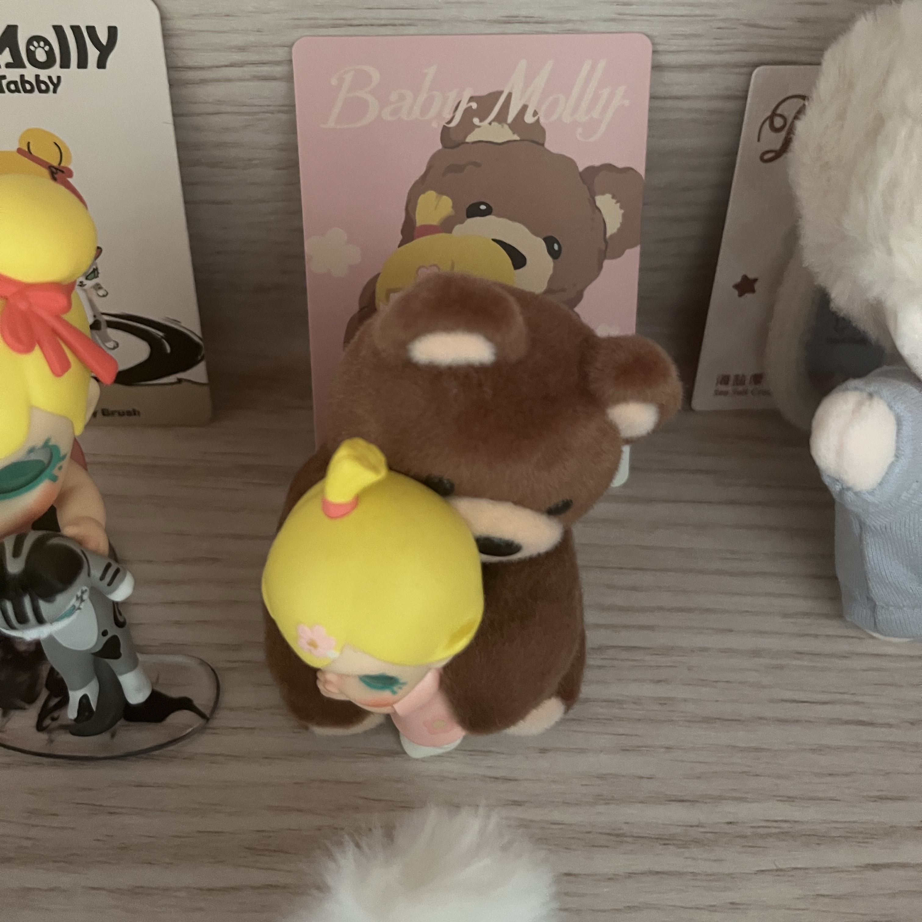 Pop Mart Baby Molly My Huggable Discovery Series Sealed Case (12 Blind Boxes) 착용 스타일