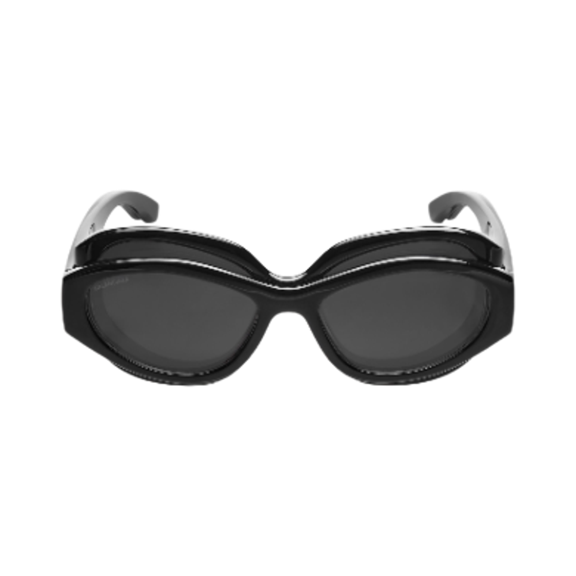 837798T00071054/BB0456S001 Balenciaga Superbusy Round Sunglasses Black