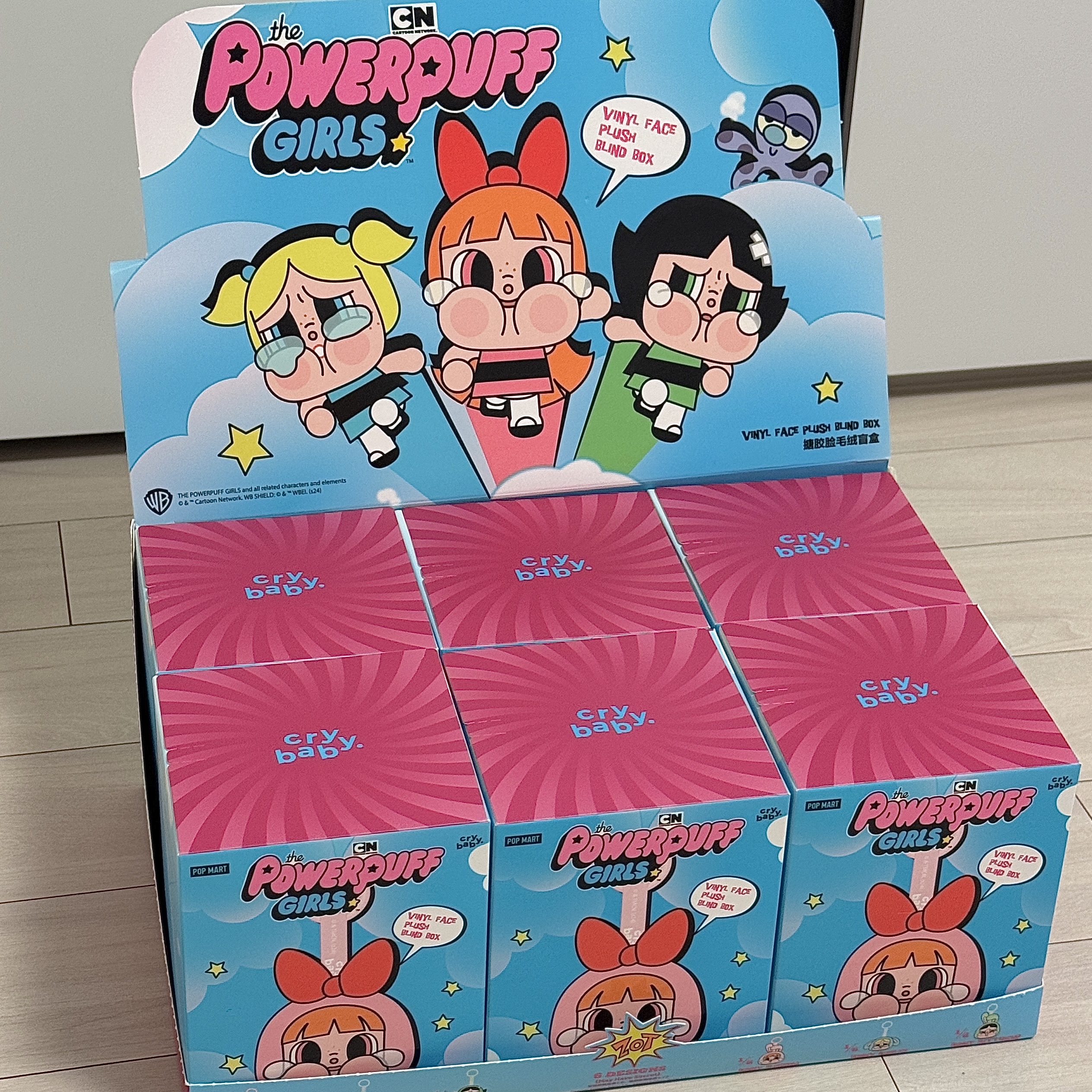 Pop Mart Crybaby x Powerpuff Girls Series Keyring Sealed Case (6 Blind Boxes) 착용 스타일 - 1