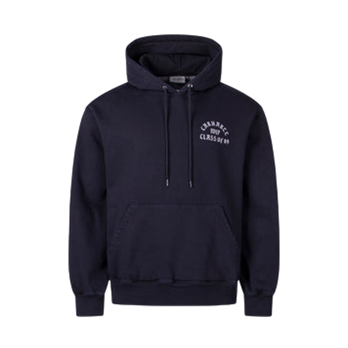 I033269-00B-GD Carhartt WIP 89 Hooded Sweatshirt White Garment Dyed Dark Navy