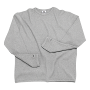 MJD Waffle Finger Hole Long Sleeve M.Grey