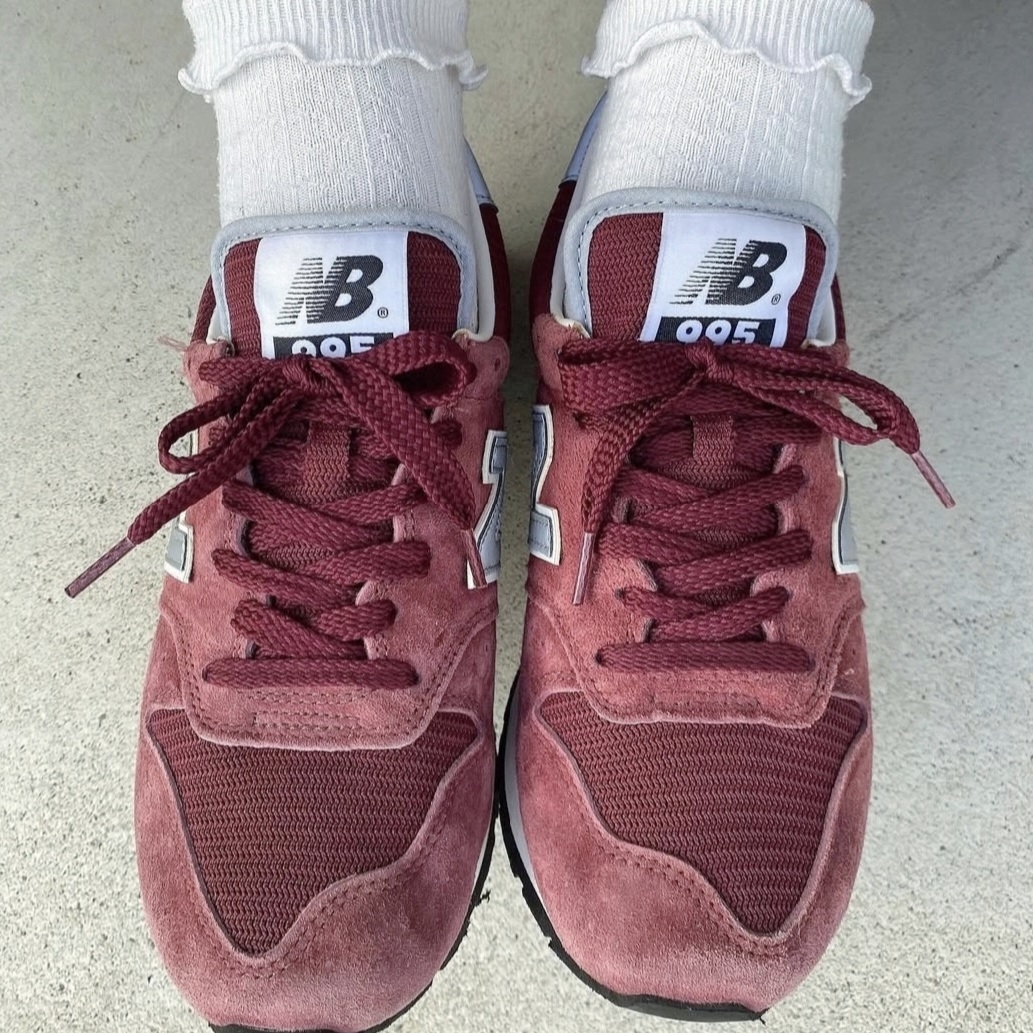 New Balance 995 Made in USA Baseball Brown 착용 스타일