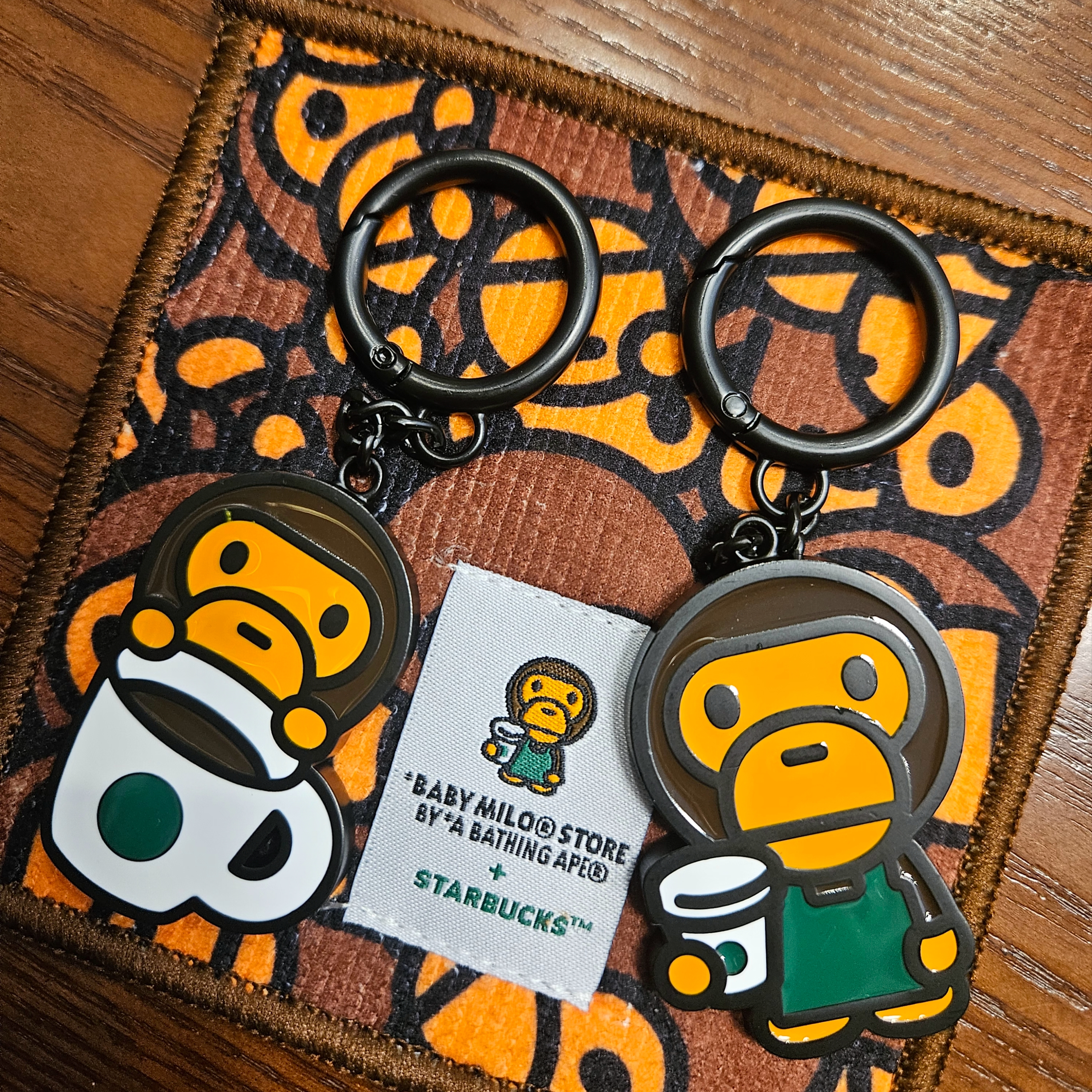 Starbucks x BAPE Baby Milo Keychain, Starbucks x BAPE Baby Milo Keychain 착용 스타일